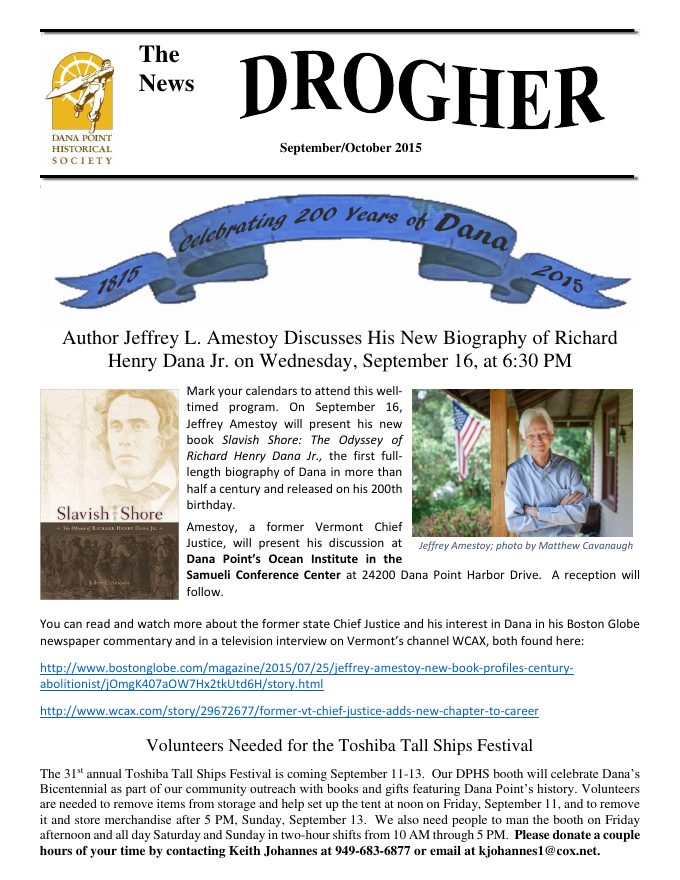 Cover of Drogher: Sept-Oct 2015