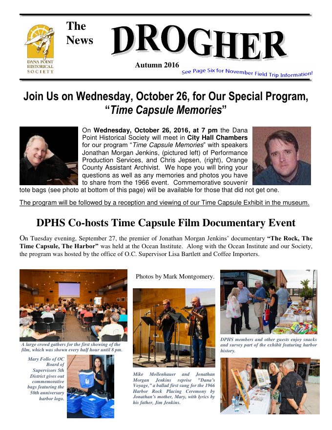 Cover of Drogher: Autumn 2016