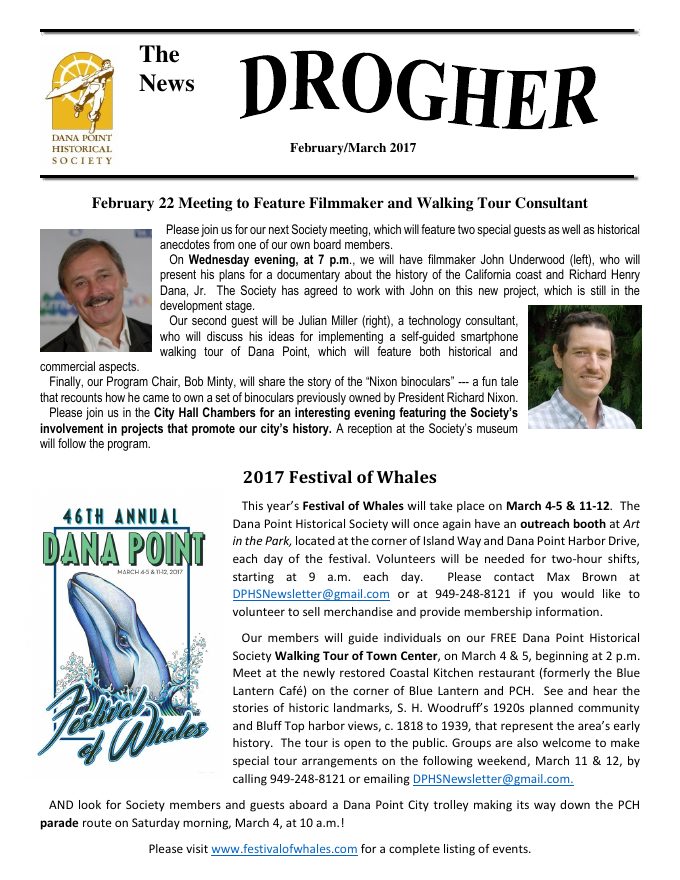 Cover of Drogher: February-March 2017