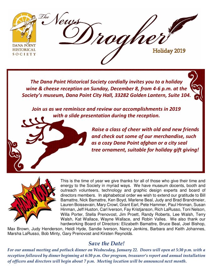 Cover of Drogher: Holiday 2019