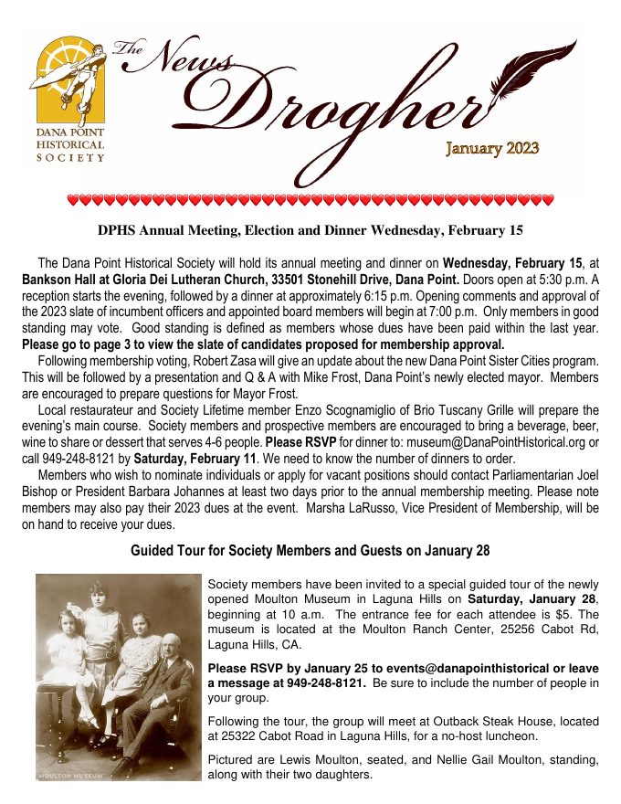 Cover of Drogher: January 2023