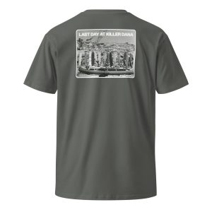 Last Day at Killer Dana Surfing History T-Shirt - Image 6