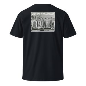 Last Day at Killer Dana Surfing History T-Shirt - Image 4